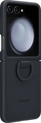 SAMSUNG Coque Galaxy Z Flip 5 Silicone avec anneau - Marine - Neuf