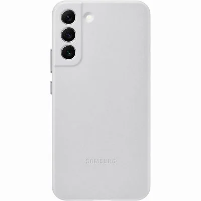 Coque SAMSUNG S22+ Cuir gris