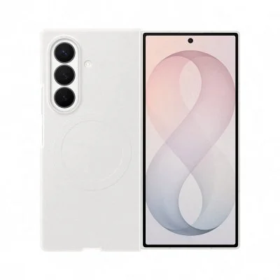 Coque Silicon Magnet Samsung Galaxy Z Fold 8 Ultra - White
