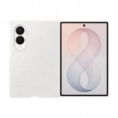 Coque Silicon Magnet Samsung Galaxy Z Fold 8 - White