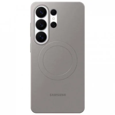 Coque Slim Silicone Magnétique Pour Galaxy S26 Ultra Gris Samsung