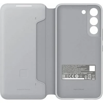 Coque smartphone EF-NS901PJ Folio Samsung G S22 LED View Cover Gris