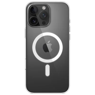 Coque transparente avec MagSafe pour iPhone 16 Pro Max