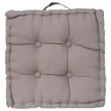 Coussin de sol gris clair 40x40 Atmosphera créateur d'intérieur - Gris