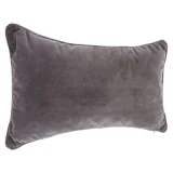 Coussin déhoussable Gris foncé 30 x 50 cm