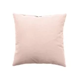 Coussin déhoussable uni en coton Vieux rose 40 x 40 cm - Vieux rose