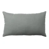 Coussin non déhoussable en coton uni - Gris clair - 30 x 50 cm