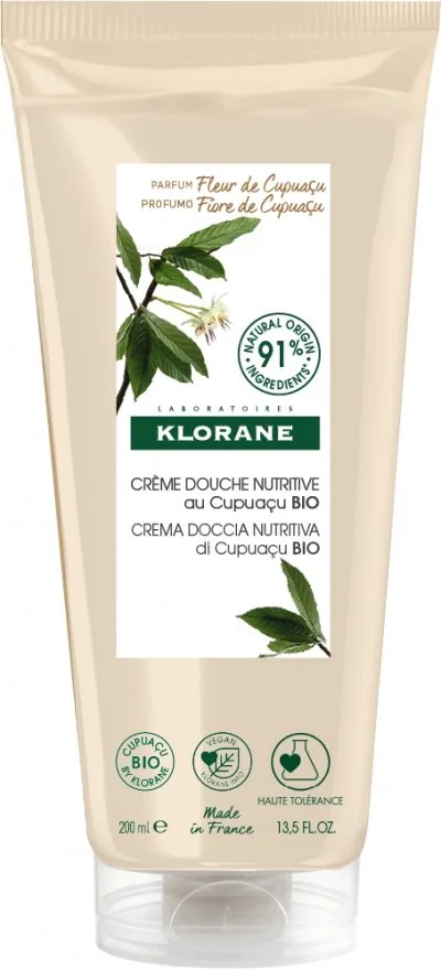 Crème De Douche Au Beurre De Cupuaçu Bio Klorane - Le Tube De 200ml