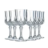CRISTAL D ARQUES Cristal d'Arques 6 Verres à pied Longchamp - 17 cl T.U