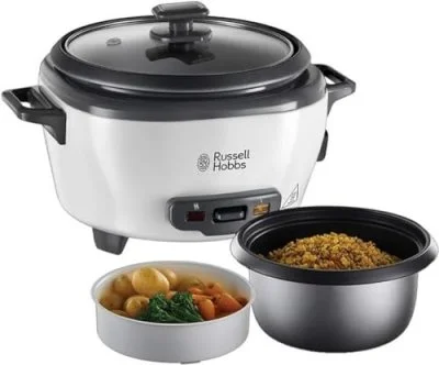 Cuiseur à riz Russell Hobbs 300 W Noir et Blanc