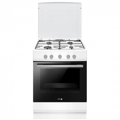 cuisinière à gaz 74l 4 feux inox - FACG2002B