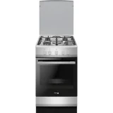 FAGOR Cuisinière à gaz - -FACG202S - 4 foyers - 74 L - 50 x 60 cm - Silver