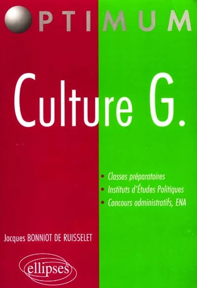 Culture G. : Classes préparatoires, institut d'études politiques