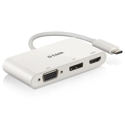 D-link dub-v310 hub usb-c 3 en 1 hdmi/dp/vga DUB-V310