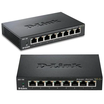 D-Link Switch 8 ports gigabit DGS108