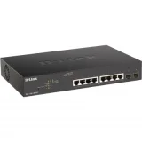 D LINK D-Link Switch semi-gérable 8 Ports Gigabit PoE 130W + 2 Ports Combo