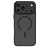 DBRAMANTE1928 Coque MagSafe pour iPhone 17 Pro Max Grenen Antichoc Recyclé Noir