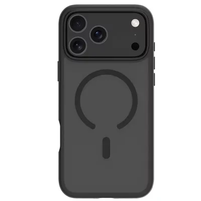 DBRAMANTE1928 Coque MagSafe pour iPhone 17 Pro Max Grenen Antichoc Recyclé Noir