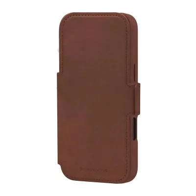 DBRAMANTE1928 Étui pour iPhone 17 Pro Max Marron foncé