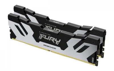 DDR5 Kingston Fury Renegade Argent - 32 (2 x 16 Go) 6400 MHz - CAS 32