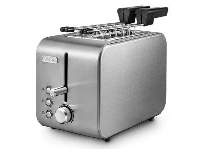 De'Longhi CTX 2203 - Grille-pain - 2 tranche - 2 Emplacements - argent
