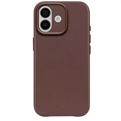 Decoded Coque en cuir MagSafe Apple iPhone 17 - Chocolate Brown