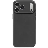DECODED Coque en Cuir pour iPhone 17 Pro Max Compatible MagSafe Noir