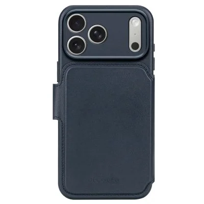 Decoded Étui Folio iPhone 17 Pro Max Bleu marine