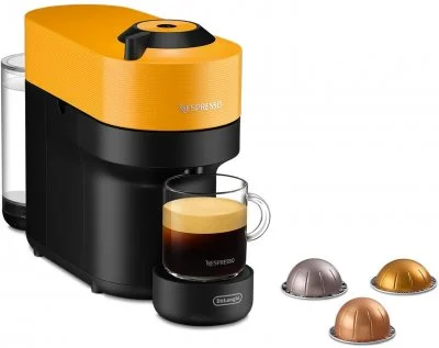 DeLonghi ENV90.Y Vertuo Pop 132193635 Machine à capsules noir, jaune