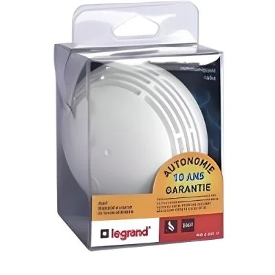 Detecteur autonome avertisseur de fumee long life legrand 040517