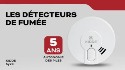 Détecteur de fumée KIDDE 5y29 nf, 5 ans