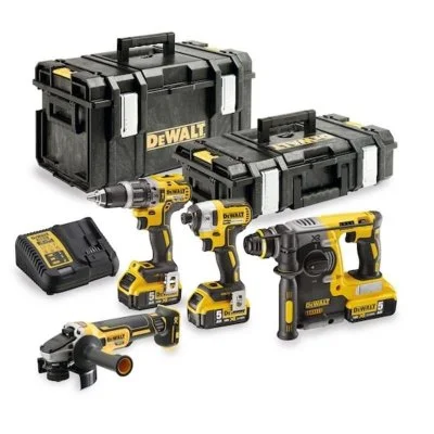 DeWalt - Kit 4 outils à batterie 18V 5Ah Li-Ion Brushless - DCK422P3