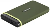 TRANSCEND Disque dur externe esd380c 1 to vert militaire TS1TESD380C