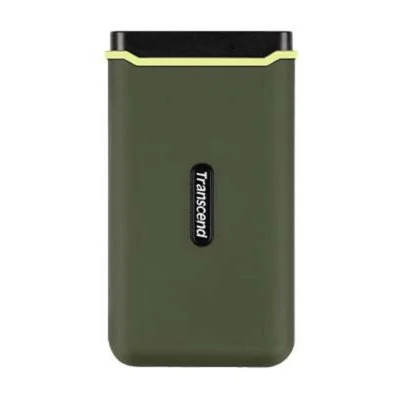 Disque dur externe transcend esd380c 2 to vert militaire TS2TESD380C