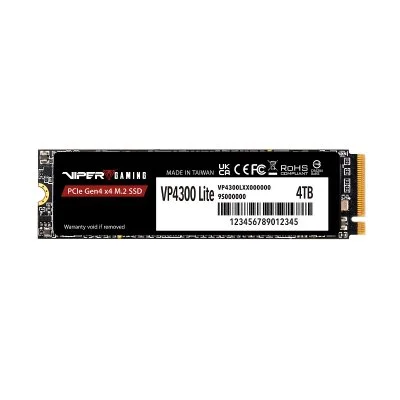 Disque dur patriot memory vp4300l4tbm28h 4 tb ssd