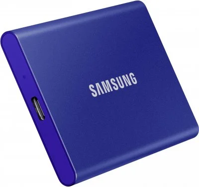 Disque SSD externe SAMSUNG portable T7 2TO bleu indigo
