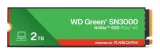 WESTERN DIGITAL Disque SSD interne - - WD Green SN3000 - 2 To - PCIe Gen4 - M.2 2280
