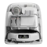 DJI ROMO P - Robot Aspirateur Laveur avec Station - 25000 Pa - 260 ml - Transparent - Neuf