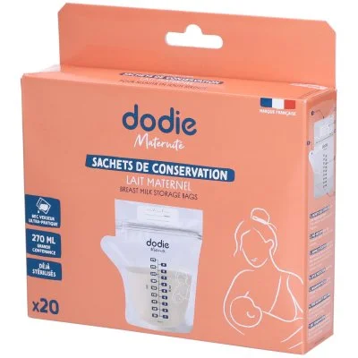 Dodie Sachets de Conservation X20 - Boîte 20 sachets de 270 ml