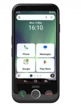 DORO Leva E30 7,11 cm (2.8"") 142,7 g Noir, Blanc Téléphone numérique