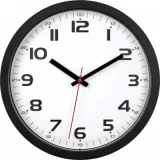 Dostmann 60.3050.01 à quartz Horloge murale 305 mm x 305 mm x 38 mm noir