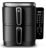 KITCHENCOOK Double Friteuse à Air Paniers Superposés 12l – Airflow 12