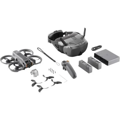 Drone Dji Avata 2 Fly Smart Combo Gris Anthracite + 3 Batteries