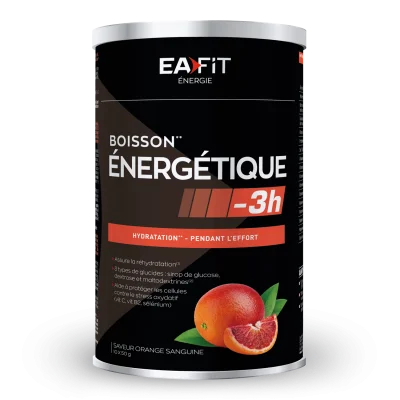 Eafit Boisson Energétique -3H Goût Orange Sanguine 500g