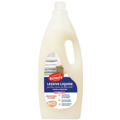 ECNES'S Lessive liquide au savon de Marseille Pack de 6