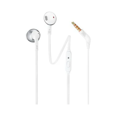 Ecouteurs filaire boutons intra-auriculaires JBL Tune 205 Chrome