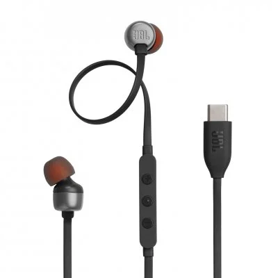Ecouteurs intra-auriculaires filaires JBL Tune 310C Noir