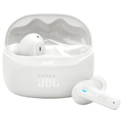 Écouteurs sans fil JBL Tune Beam 2, Blanc - Bluetooth