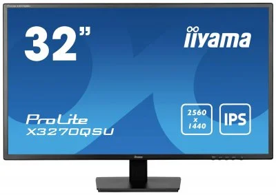 Ecran 31,5 noir 3ms dalle ips 2560x1440 100hz 250 cdm 2xhdmi 1xdisplay X3270QSU-B1