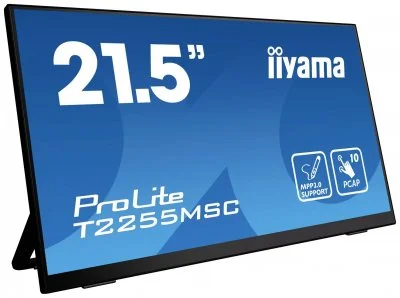 Ecran IIYAMA 21.5 Noir avec verre bord à bord Tactile PCAP 10 points FHD IPS 19